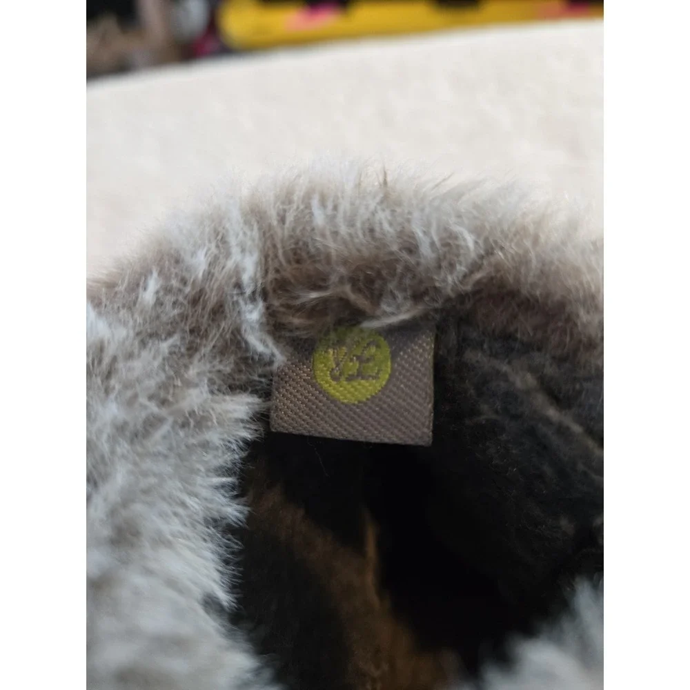 First Steps Stepping‎ Stones Toddler Girl Faux Fur Boots Size 4